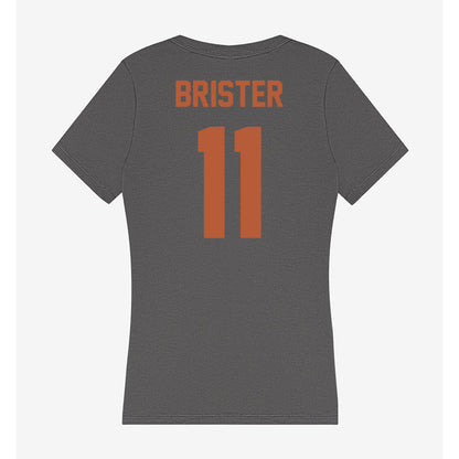 Texas - NCAA Softball : Shylien Brister - Women's V-Neck T-Shirt-1