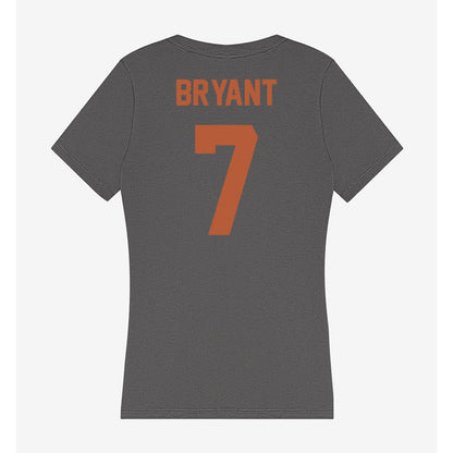 Texas - NCAA Women's Soccer : Audrey Bryant - Women's V-Neck T-Shirt-1