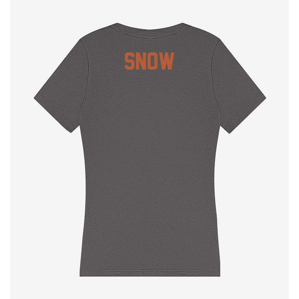 Texas - NCAA Football : Darius Snow - Women's V-Neck T-Shirt-1