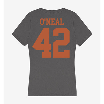 Texas - NCAA Football : Trott O'Neal - Women's V-Neck T-Shirt-1