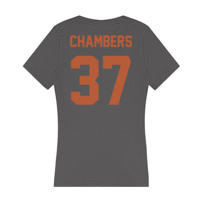 Texas - NCAA Football : Bryce Chambers - Women's V-Neck T-Shirt-1