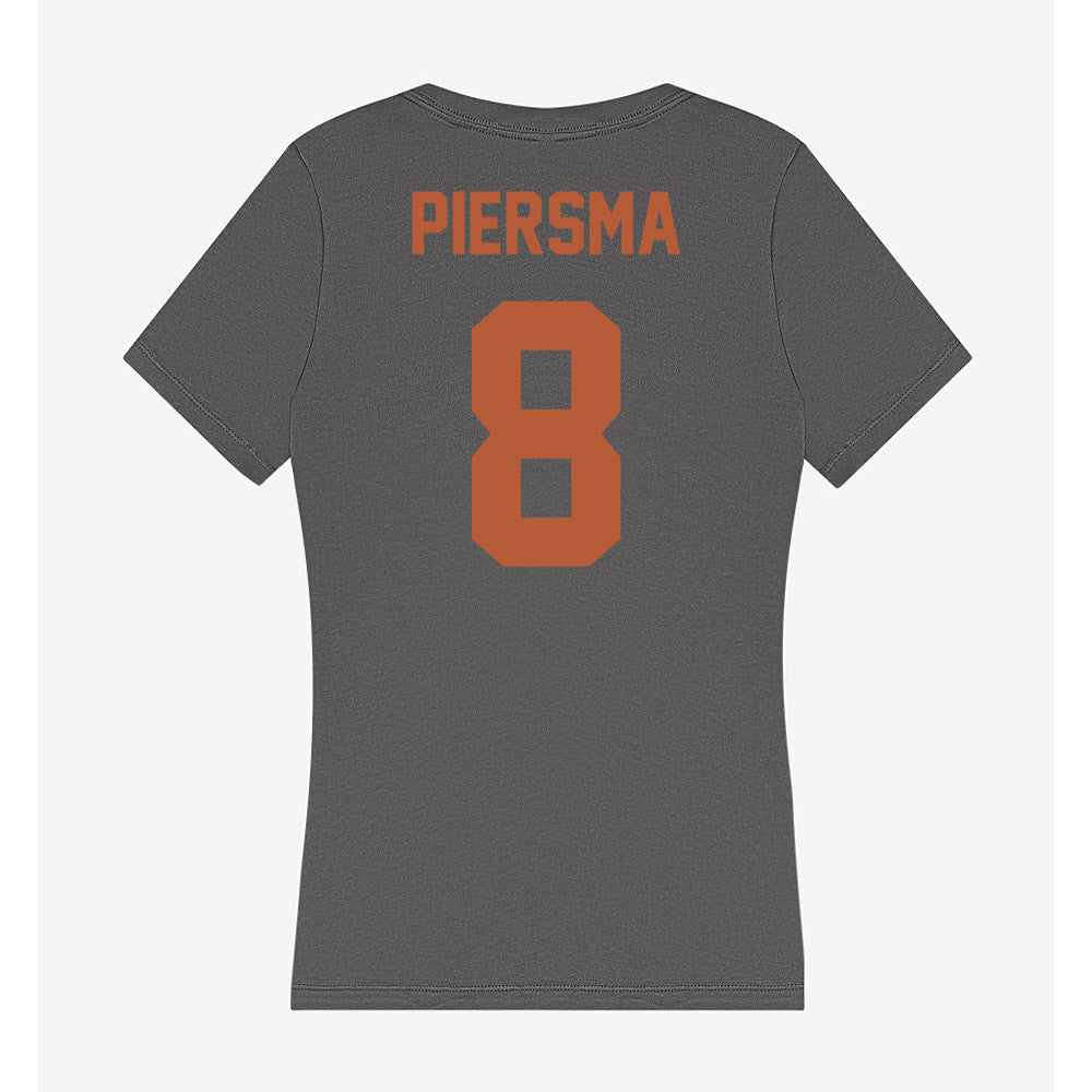 Texas - NCAA Beach Volleyball : Brecht Piersma - Women's V-Neck T-Shirt-1