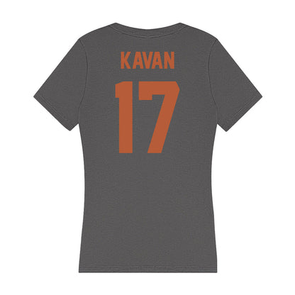 Texas - NCAA Softball : Teagan Kavan - Women's V-Neck T-Shirt-1