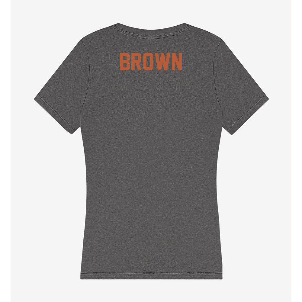 Texas - NCAA Football : Raleek Brown - Women's V-Neck T-Shirt-1