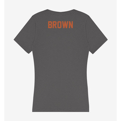 Texas - NCAA Football : Raleek Brown - Women's V-Neck T-Shirt-1