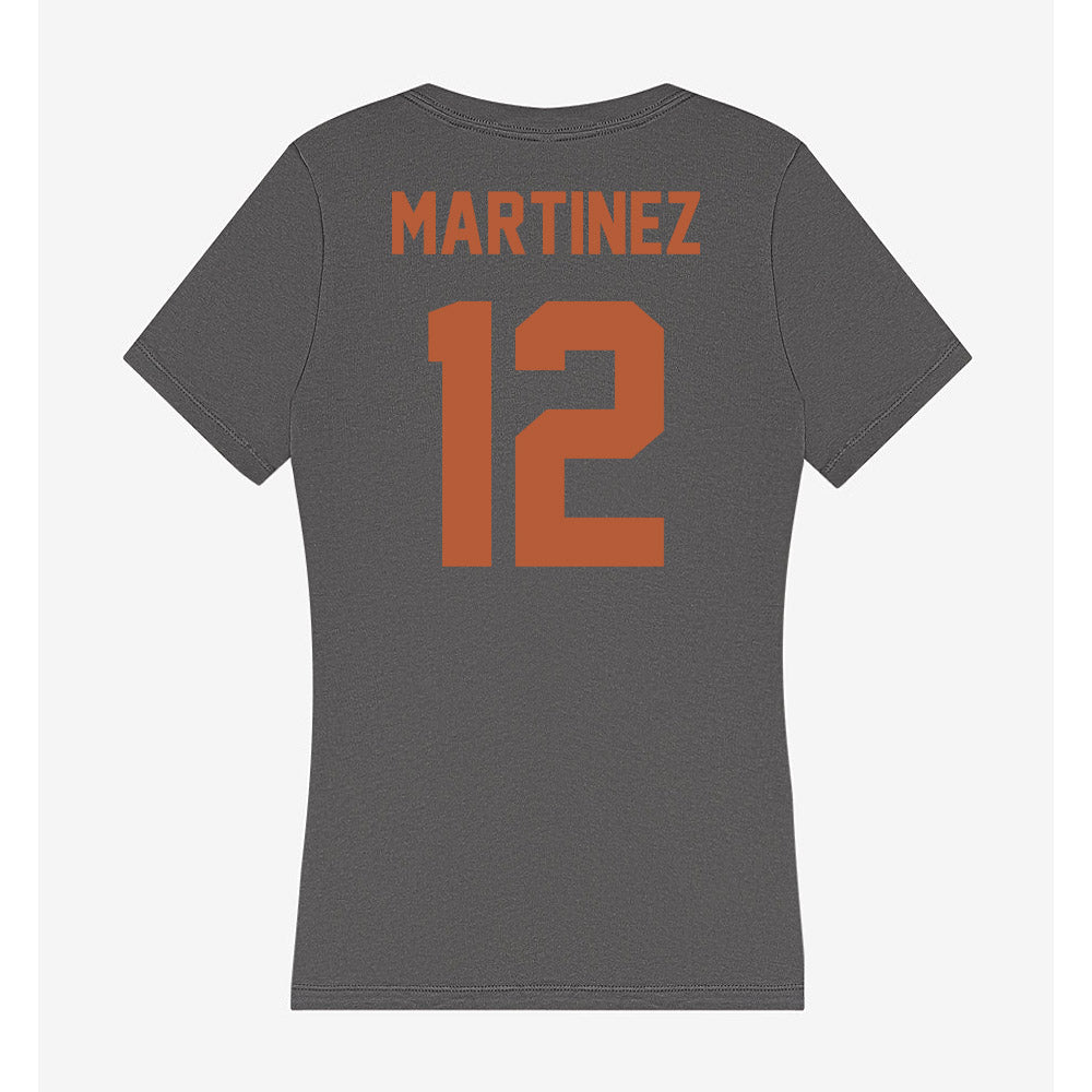 Texas - NCAA Women's Soccer : Brooke Martinez - Women's V-Neck T-Shirt-1