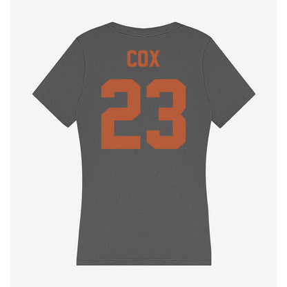 Texas - NCAA Women's Soccer : EmJ Cox - Classic Shersey Women's V-Neck T-Shirt-1