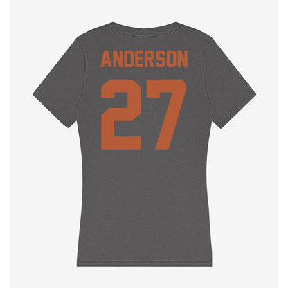 Texas - NCAA Softball : Taylor Anderson - Women's V-Neck T-Shirt-1