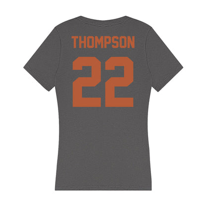 Texas - NCAA Women's Soccer : Breana Thompson - Women's V-Neck T-Shirt-1