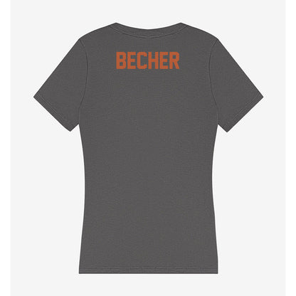 Texas - NCAA Women's Rowing : Paula Becher - Women's V-Neck T-Shirt-1
