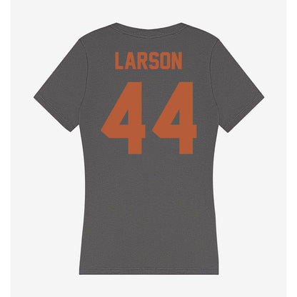 Texas - NCAA Baseball : Ashton Larson - Women's V-Neck T-Shirt-1