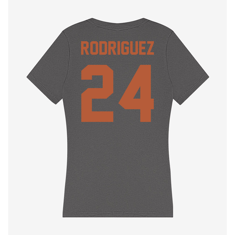 Texas - NCAA Baseball : Adrian Rodriguez - Women's V-Neck T-Shirt-1