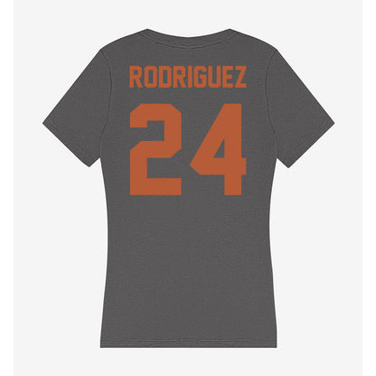 Texas - NCAA Baseball : Adrian Rodriguez - Women's V-Neck T-Shirt-1
