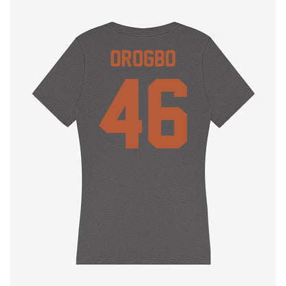 Texas - NCAA Football : Olalekan Orogbo - Classic Shersey Women's V-Neck T-Shirt-1