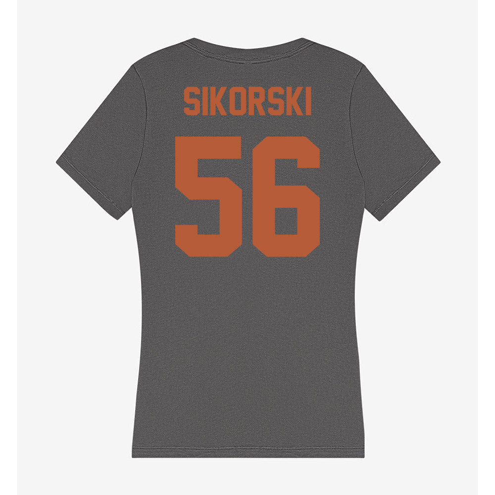 Texas - NCAA Football : Dylan Sikorski - Women's V-Neck T-Shirt-1