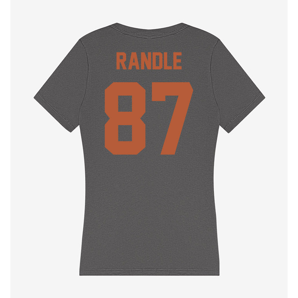 Texas - NCAA Football : Will Randle - Classic Shersey Women's V-Neck T-Shirt-1