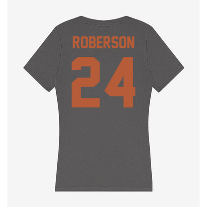 Texas - NCAA Football : Warren Roberson - Classic Shersey Women's V-Neck T-Shirt-1