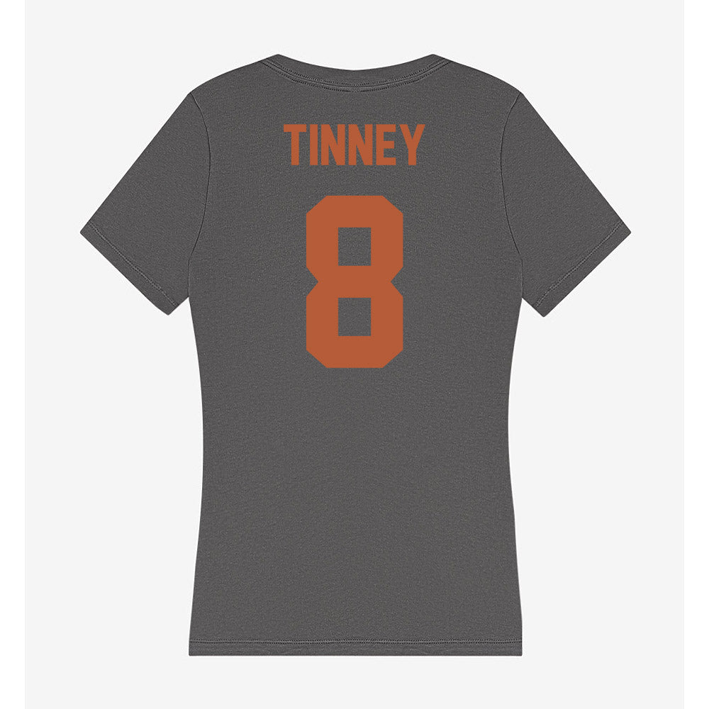 Texas - NCAA Baseball : Carson Tinney - Women's V-Neck T-Shirt-1