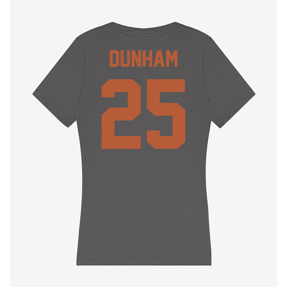 Texas - NCAA Football : Luke Dunham - Women's V-Neck T-Shirt-1