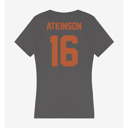 Texas - NCAA Football : Tyler Atkinson - Women's V-Neck T-Shirt-1