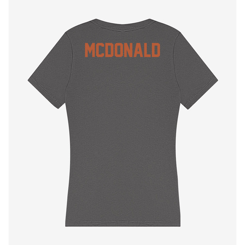 Texas - NCAA Women's Soccer : Ava McDonald - Women's V-Neck T-Shirt-1