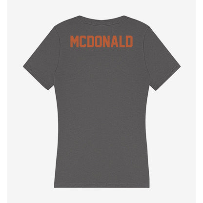 Texas - NCAA Women's Soccer : Ava McDonald - Women's V-Neck T-Shirt-1