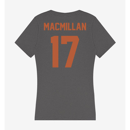 Texas - NCAA Women's Soccer : Molly MacMillan - Women's V-Neck T-Shirt-1