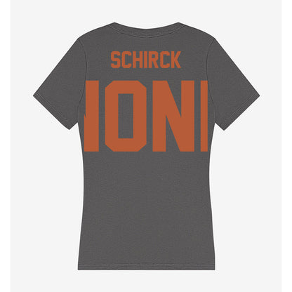 Texas - NCAA Men's Track & Field : Brandon Schirck - Women's V-Neck T-Shirt-1