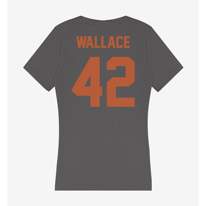 Texas - NCAA Softball : Anne Wallace - Women's V-Neck T-Shirt-1