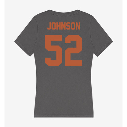 Texas - NCAA Football : James Johnson - Classic Shersey Women's V-Neck T-Shirt-1