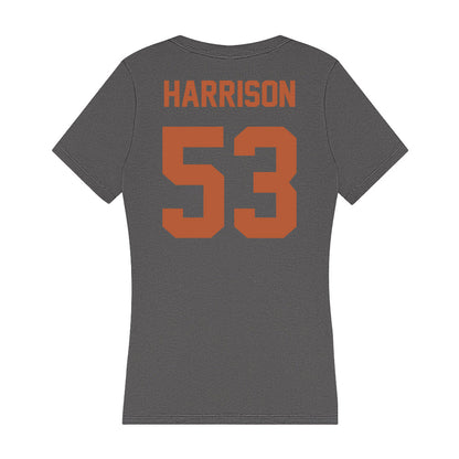 Texas - NCAA Baseball : Luke Harrison - Women's V-Neck T-Shirt-1