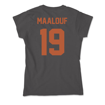 Texas - NCAA Women's Soccer : Rosa Maalouf - Soft Style Women’s T-Shirt-1