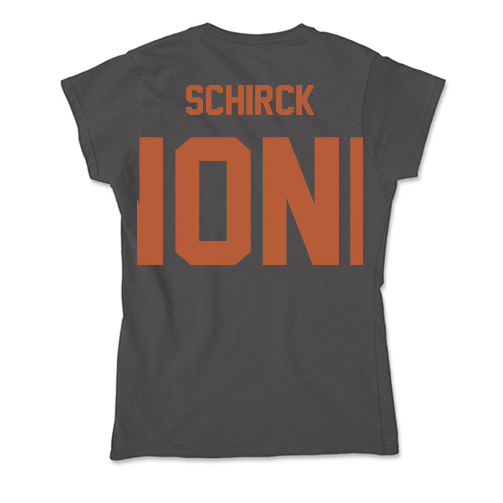 Texas - NCAA Men's Track & Field : Brandon Schirck - Soft Style Women’s T-Shirt-1