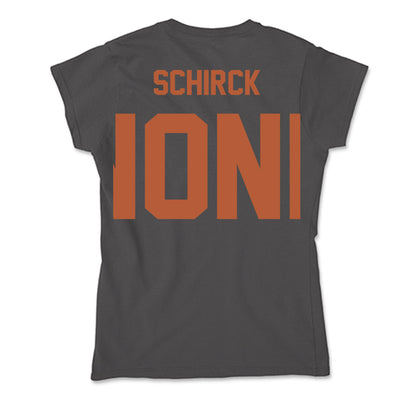 Texas - NCAA Men's Track & Field : Brandon Schirck - Soft Style Women’s T-Shirt-1