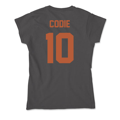 Texas - NCAA Men's Basketball : nicolas codie - Soft Style Women’s T-Shirt-1