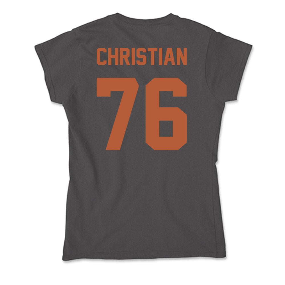 Texas - NCAA Football : Jackson Christian - Soft Style Women’s T-Shirt-1