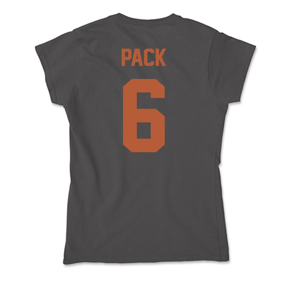 Texas - NCAA Baseball : Anthony Pack - Soft Style Women’s T-Shirt-1