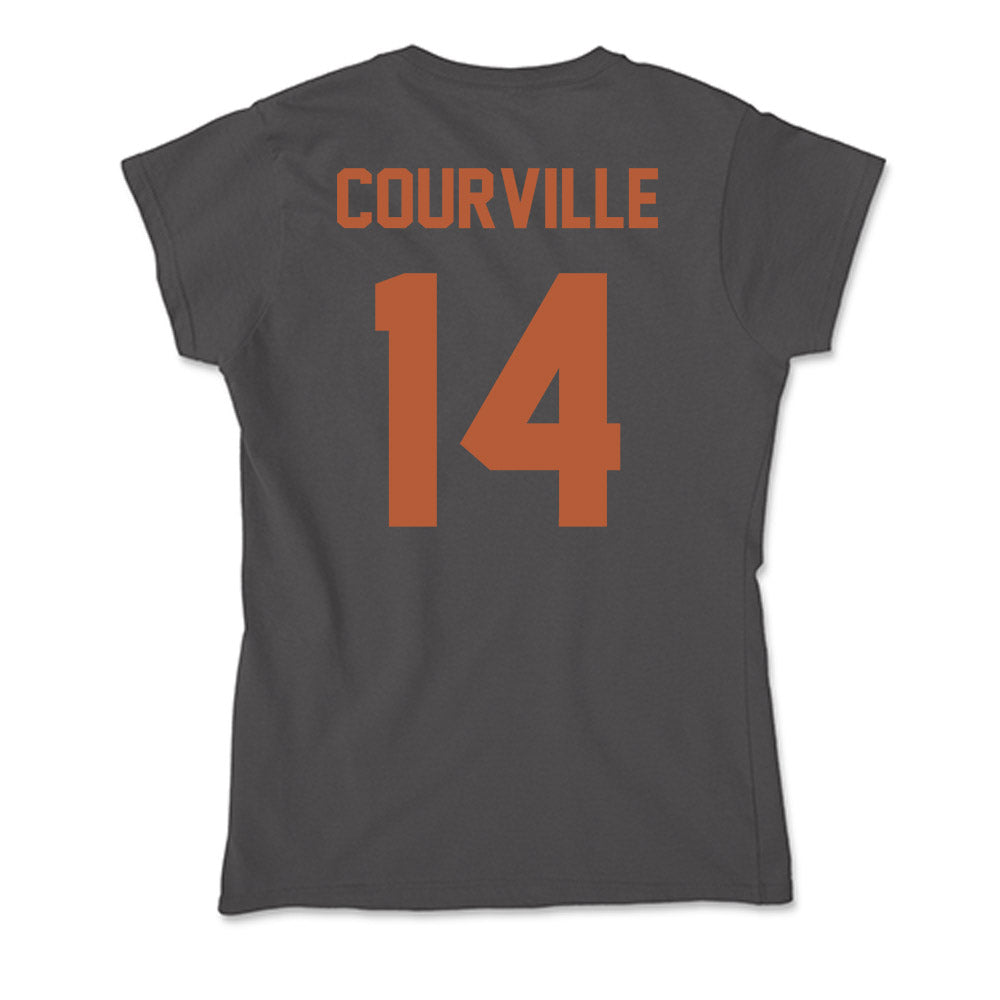 Texas - NCAA Baseball : Presley Courville - Soft Style Women’s T-Shirt-1