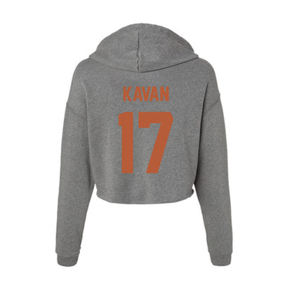 Texas - NCAA Softball : Teagan Kavan - Women's Crop Fleece Hoodie-1