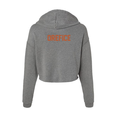 Texas - NCAA Women's Rowing : Giulia Orefice - Women's Crop Fleece Hoodie-1