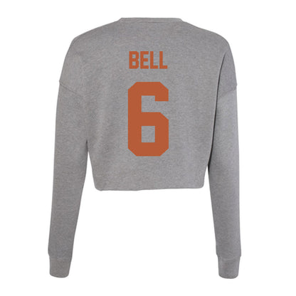 Texas - NCAA Football : Dia Bell - Classic Shersey Women's Cropped Crew Fleece-1