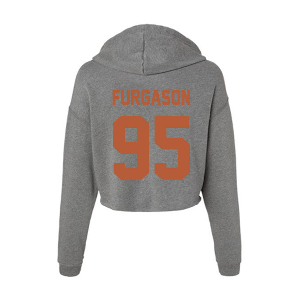 Texas - NCAA Baseball : Jadyn Furgason - Women's Crop Fleece Hoodie-1