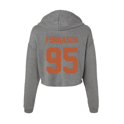 Texas - NCAA Baseball : Jadyn Furgason - Women's Crop Fleece Hoodie-1