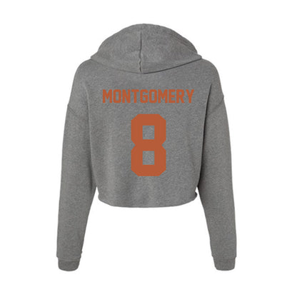 Texas - NCAA Women's Soccer : Carly Montgomery - Women's Crop Fleece Hoodie-1