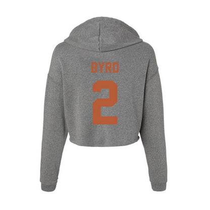 Texas - NCAA Women's Soccer : Cameron Byrd - Women's Crop Fleece Hoodie-1