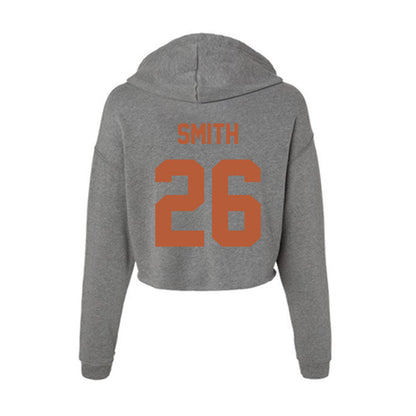 Texas - NCAA Football : TyAnthony Smith - Women's Crop Fleece Hoodie-1