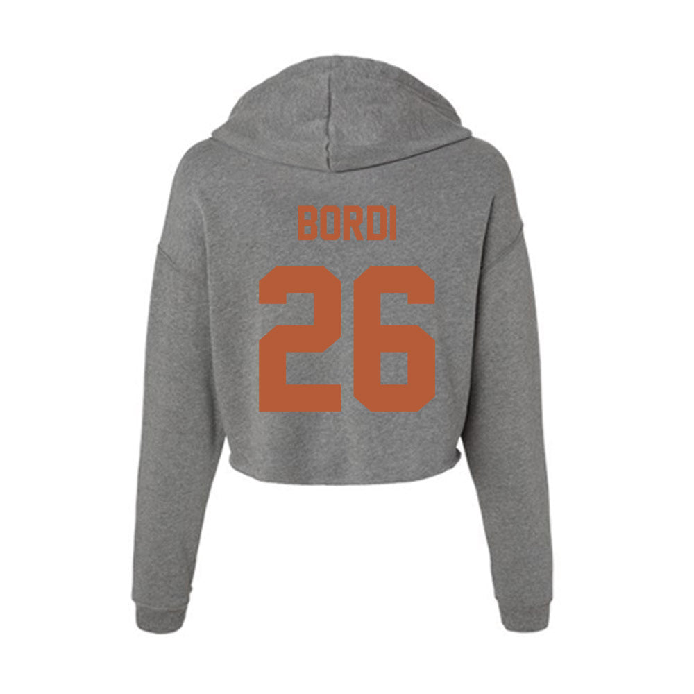 Texas - NCAA Softball : Sophia Bordi - Women's Crop Fleece Hoodie-1