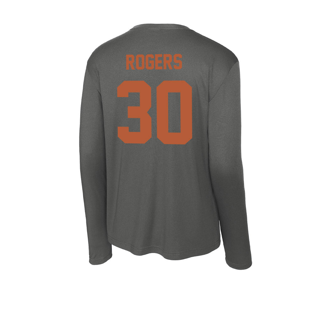 Texas - NCAA Baseball : Kaleb Rogers - Activewear Long Sleeve T-Shirt-1