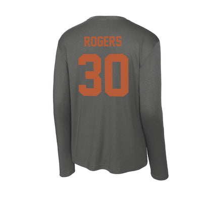 Texas - NCAA Baseball : Kaleb Rogers - Activewear Long Sleeve T-Shirt-1