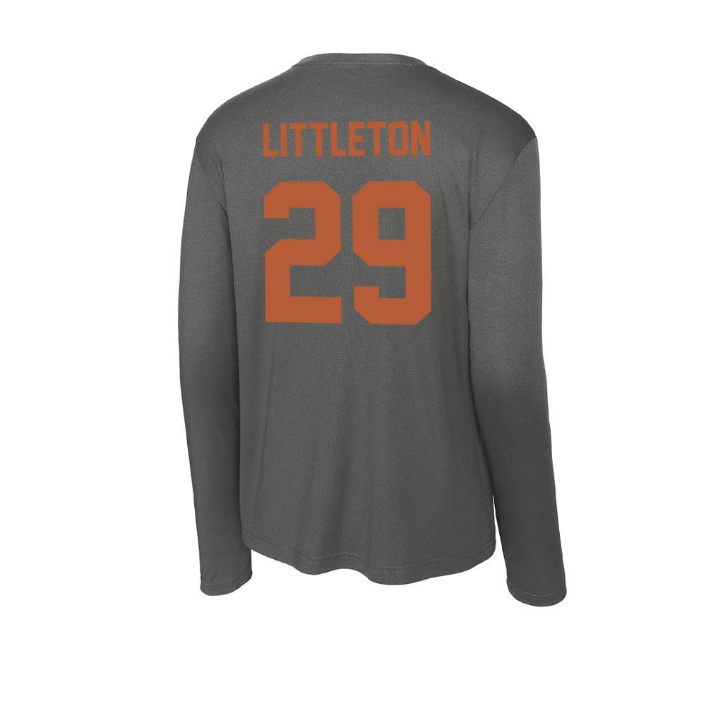 Texas - NCAA Football : Graceson Littleton - Activewear Long Sleeve T-Shirt-1